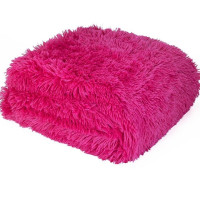 280 Fluffie - Berkshire 280GSM Fluffie Throw blanket 50"x60" (Pink)