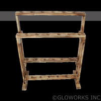HAND CARVED WOODEN DISPLAY  (1 PIECE)