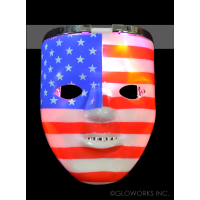 LED USA FLAG MASK (1 PIECE)