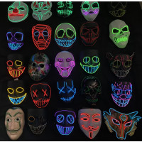  EL WIRE MASK  ASSORTMENT