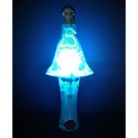 SNOW PRINCESS SPINNING LED WAND