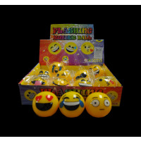 LED FLASHING ASSORTED STYLE EMOJI BALL (1 PIECE)