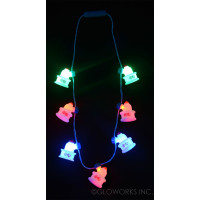 LED BIRTHDAY CAKE CHARM NECKLACE (1 PIECE)
