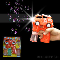 LED FLASHING FIRE TRUCK BUBBLE BLOWER WITH SIREN SOUND (1 PIECE)
