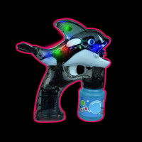 FLASHING WHALE SHAPED BUBBLE GUN (1 PIECE)
