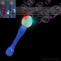 13" ASSORTED COLOR LED BUBBLE WAND (1 PIECE)