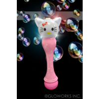 13" LED FLASHING KITTY BUBBLE WAND (1 PIECE)