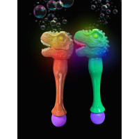 LED DINOSAUR BUBBLE WAND WITH SOUND (1 PIECE)