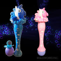 13" ASSORTED COLOR LED DOLPHIN BUBBLE WAND (1 PIECE)