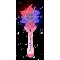 LED SNOWFLAKE LED BUBBLE WAND (1 PIECE)