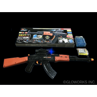 AK-47 STYLE PLAY GUN SHOOTS WATER PELLETS AND FOAM DARTS (1 PIECE)  