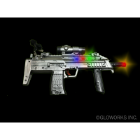 LED MACHINE STYLE PLAY GUN WITH LIGHTS AND SOUND (1 PIECE)
