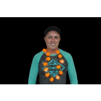 19" LED PUMPKIN CHARM NECKLACE (1 PIECE)