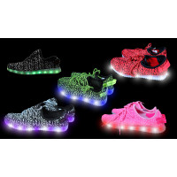 LED SHOES- ASSORTED COLORS AVAILABLE (1 PAIR)