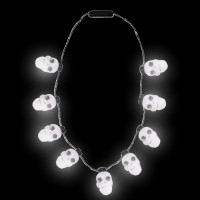LED SKULL NECKLACE (1 PIECE)