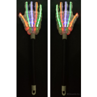 22'  JUMBO LED SKULL HAND WAND (1 PIECE)
