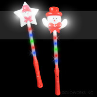 15" ASSORTED SNOWMAN WAND (1 PIECE)