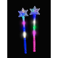 13" LED SNOWFLAKE WAND (1 PIECE)
