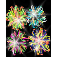 FLASHING ASSORTED COLOR EXPANDABLE BALL (1 PIECE)