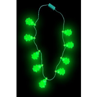 LED CHRISTMAS TREE CHARM NECKLACE (1 PIECE)