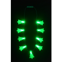 19" LED CHRISTMAS TREE CHARM NECKLACE (1 PIECE)