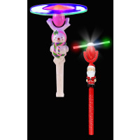 ASSORTED LED CHRISTMAS WINDMILL WANDS (1 PIECE)