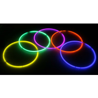 22" GENERIC GLOW NECKLACE - ASSORTED (100 PIECES)