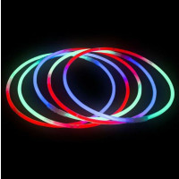 22" GENERIC GLOW NECKLACE - R/G/B (50 PIECES)