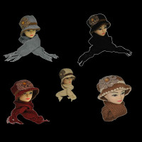 ASSORTED STYLE KNIT HAT/SCARF SET