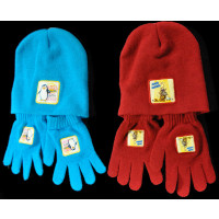 ASSORTED STYLE MADAGASCAR HAT/GLOVE SET (1 SET) 