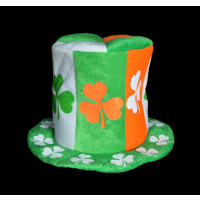 NON-FLASHING ST PATRICK'S DAY TOP HAT (1 PIECE)