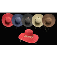 ASSORTED COLOR LADIES SUN HATS (1 PIECE)