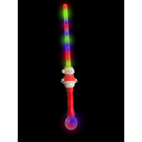 Prismatic Ball LED Sword - Santa Handle (1 PIECE)