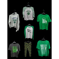 ASSORTED CLOTHING BUNDLE ST. PATRICK'S DAY ITEMS 50 PIECE ASSORTMENT 