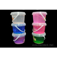 16 OZ ASSORTED COLOR BUCKET OF SLIME W/JELLY CUBES (1 PIECE)