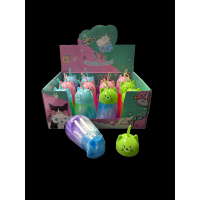 IRRIDESCENT SLIME WITH CAT TOPPER  (1 PIECE) 