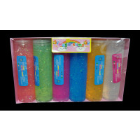 7.5" ASSORTED COLOR LARGE GLITTER SLIME (1 PIECE)