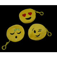 PLUSH EMOJI COIN PURSE (1 PIECE)