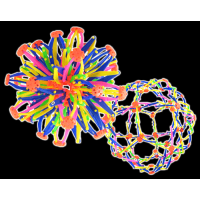 NON-FLASHING ASSORTED COLOR EXPANDABLE BALL (1 PIECE)