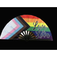 24" XL PRIDE HAND FAN   (1 PIECE)