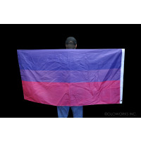 PRIDE FLAG CAPE WITH ARM LOOPS AND GROMMETS (1 PIECE)