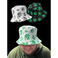ASSORTED PRINT NON-FLASHING LEAF BUCKET HAT (1 PIECE)
