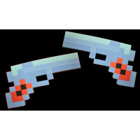 SMALL FOAM PIXEL PISTOL (1 PIECE)