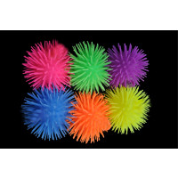 6" NEON FLASHING PUFFER BALL (1 PIECE)