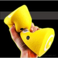 6"  SLOW RISING SQUISHY BREAD ROLL WITH BEAR FACE ( 1 PIECE)