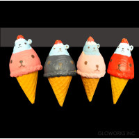 3.5" SLOW RISING SQUISHY ICE CREAM CONE ( 1 PIECE)