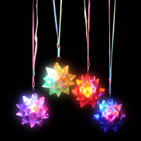 CRYSTAL STAR FLASHING NECKLACE (1 PIECE)