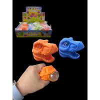 ASSORTED COLOR SQUISHY BEAD DINO HEAD (1 PIECE)