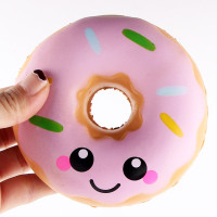 SUPER SOFT SLOW RISING ASSORTED COLOR DONUT SQUISHY (1 PIECE)