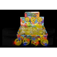 LED FLASHING SQUISHY BEAD ASSORTED EMOJI FACE (1 PIECE)